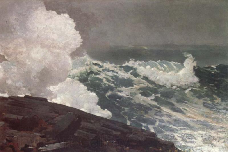 Winslow Homer Northeaster Norge oil painting art